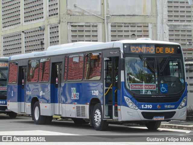 Cidade Alta Transportes 1.310 na cidade de Abreu e Lima, Pernambuco, Brasil, por Gustavo Felipe Melo. ID da foto: 11946322.