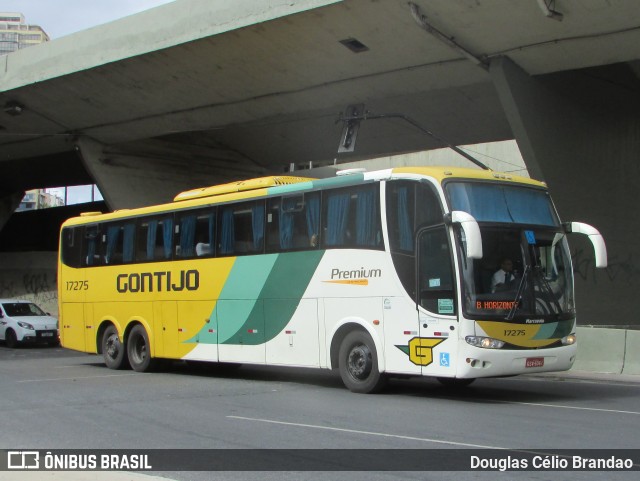 Empresa Gontijo de Transportes 17275 na cidade de Belo Horizonte, Minas Gerais, Brasil, por Douglas Célio Brandao. ID da foto: 11948375.