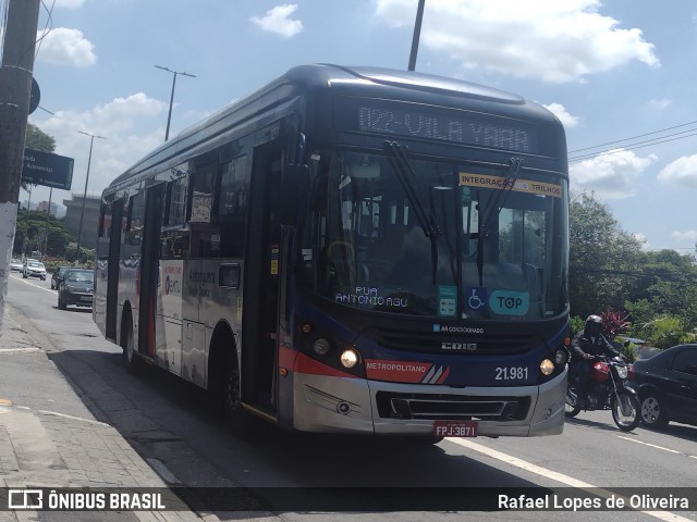 Viação Osasco 21.981 na cidade de Osasco, São Paulo, Brasil, por Rafael Lopes de Oliveira. Número da foto: #11945931.
