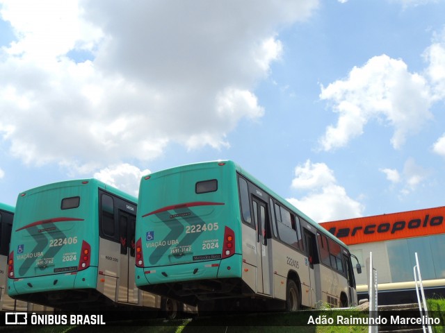 Viação Ubá Transportes 222405 na cidade de Contagem, Minas Gerais, Brasil, por Adão Raimundo Marcelino. ID da foto: 11948315.