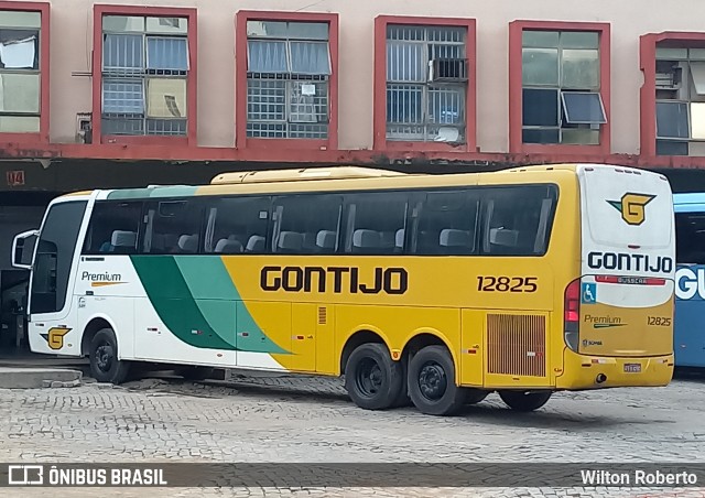 Empresa Gontijo de Transportes 12825 na cidade de Governador Valadares, Minas Gerais, Brasil, por Wilton Roberto. ID da foto: 11946690.