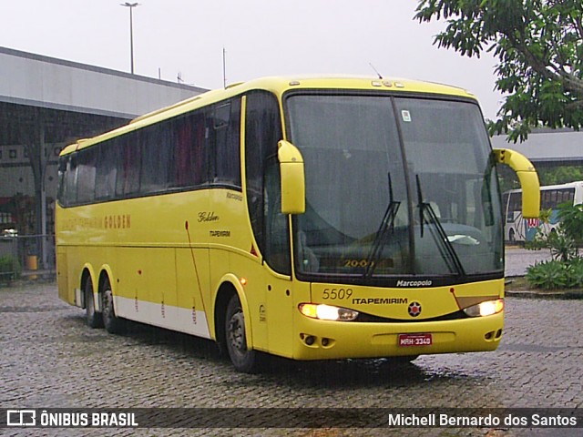 Viação Itapemirim 5509 na cidade de Campos dos Goytacazes, Rio de Janeiro, Brasil, por Michell Bernardo dos Santos. ID da foto: 11949447.