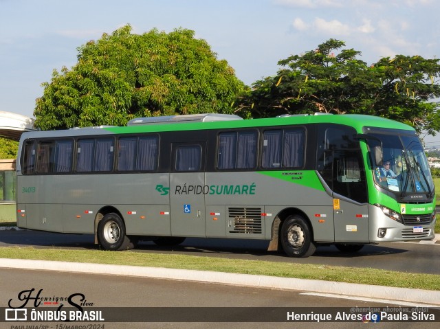 Rápido Sumaré 34013 na cidade de Paulínia, São Paulo, Brasil, por Henrique Alves de Paula Silva. ID da foto: 11950114.