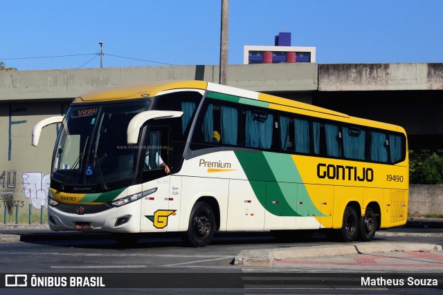 Empresa Gontijo de Transportes 19490 na cidade de Belo Horizonte, Minas Gerais, Brasil, por Matheus Souza. ID da foto: 11950337.