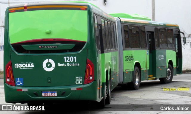 Metrobus 1201 na cidade de Goiânia, Goiás, Brasil, por Carlos Júnior. Número da foto: #11949059.