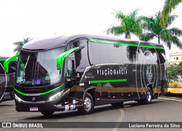 Viação Garcia 92060 na cidade de Londrina, Paraná, Brasil, por Luciano Ferreira da Silva. ID da foto: 11949971.