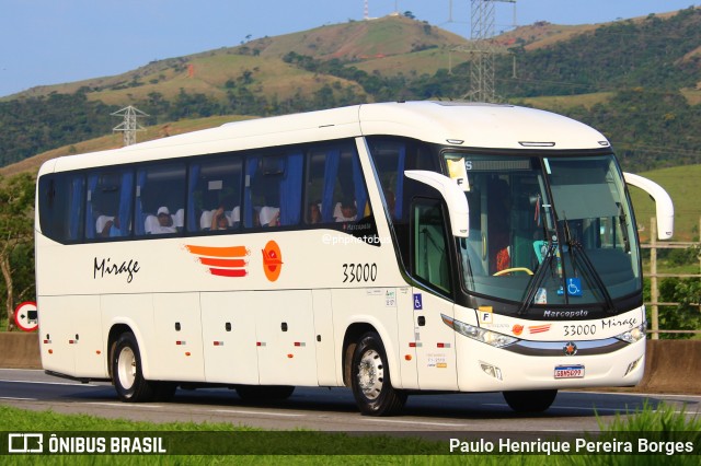 Viação Mirage 33000 na cidade de Roseira, São Paulo, Brasil, por Paulo Henrique Pereira Borges. ID da foto: 11950119.