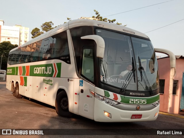 Empresa Gontijo de Transportes 21535 na cidade de Niterói, Rio de Janeiro, Brasil, por Rafael Lima. ID da foto: 11949249.