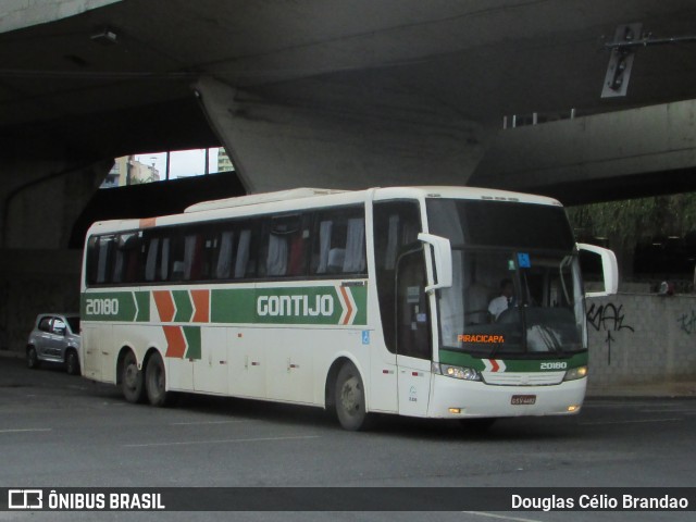 Empresa Gontijo de Transportes 20180 na cidade de Belo Horizonte, Minas Gerais, Brasil, por Douglas Célio Brandao. ID da foto: 11950059.