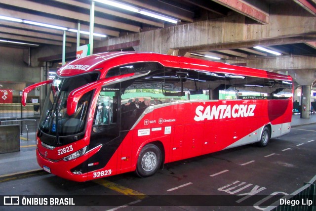 Viação Santa Cruz 32823 na cidade de São Paulo, São Paulo, Brasil, por Diego Lip. ID da foto: 11949403.