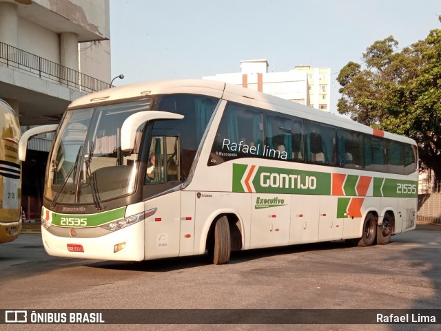 Empresa Gontijo de Transportes 21535 na cidade de Niterói, Rio de Janeiro, Brasil, por Rafael Lima. ID da foto: 11949247.