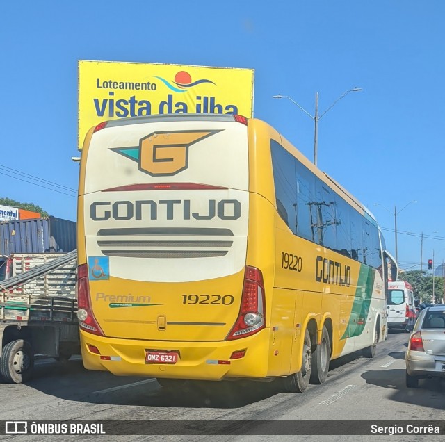 Empresa Gontijo de Transportes 19220 na cidade de Vila Velha, Espírito Santo, Brasil, por Sergio Corrêa. ID da foto: 11952263.