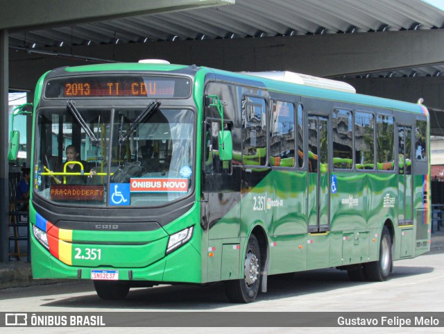 Mobibrasil São Lourenço >>> Mobi-PE 2.351 na cidade de Recife, Pernambuco, Brasil, por Gustavo Felipe Melo. ID da foto: 11951686.