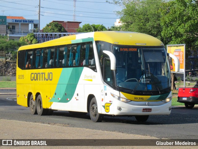 Empresa Gontijo de Transportes 18315 na cidade de Teresina, Piauí, Brasil, por Glauber Medeiros. ID da foto: 11951024.