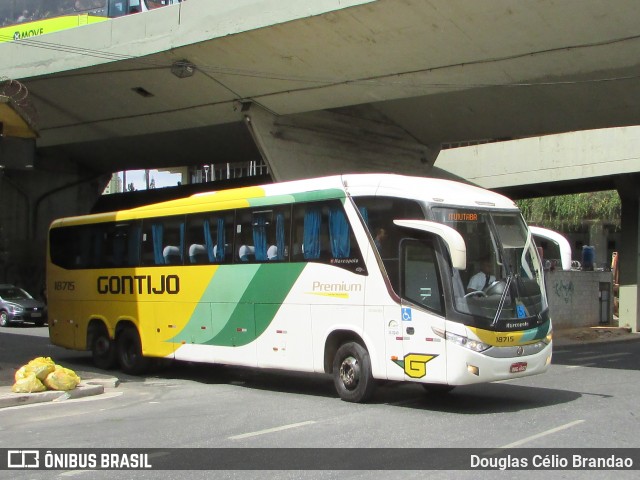 Empresa Gontijo de Transportes 18715 na cidade de Belo Horizonte, Minas Gerais, Brasil, por Douglas Célio Brandao. ID da foto: 11951713.