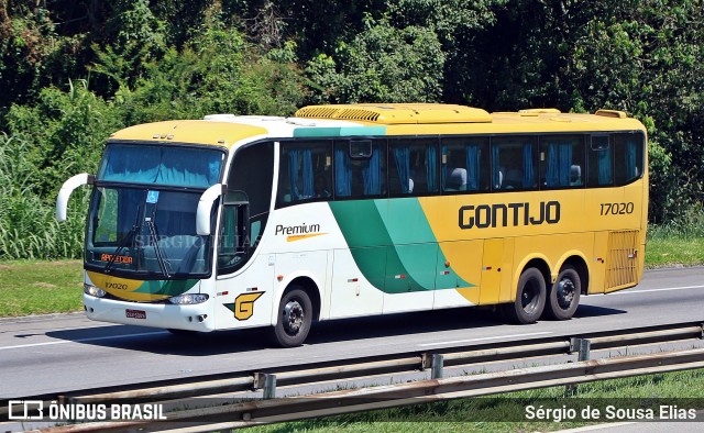 Empresa Gontijo de Transportes 17020 na cidade de Santa Isabel, São Paulo, Brasil, por Sérgio de Sousa Elias. ID da foto: 11952451.