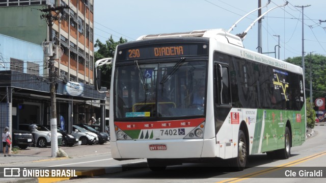 Next Mobilidade - ABC Sistema de Transporte 7402 na cidade de São Paulo, São Paulo, Brasil, por Cle Giraldi. ID da foto: 11954315.