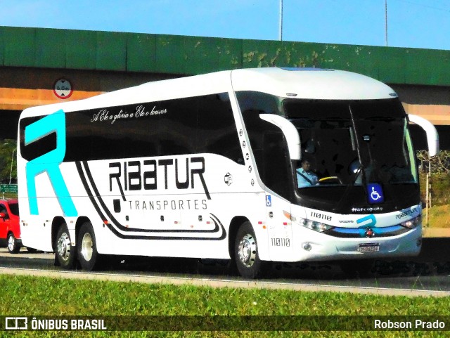 Ribatur Transportes 110110 na cidade de São José dos Campos, São Paulo, Brasil, por Robson Prado. Número da foto: #11954511.
