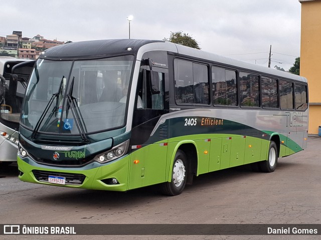 Turin Transportes 2405 na cidade de Ouro Preto, Minas Gerais, Brasil, por Daniel Gomes. ID da foto: 11953010.