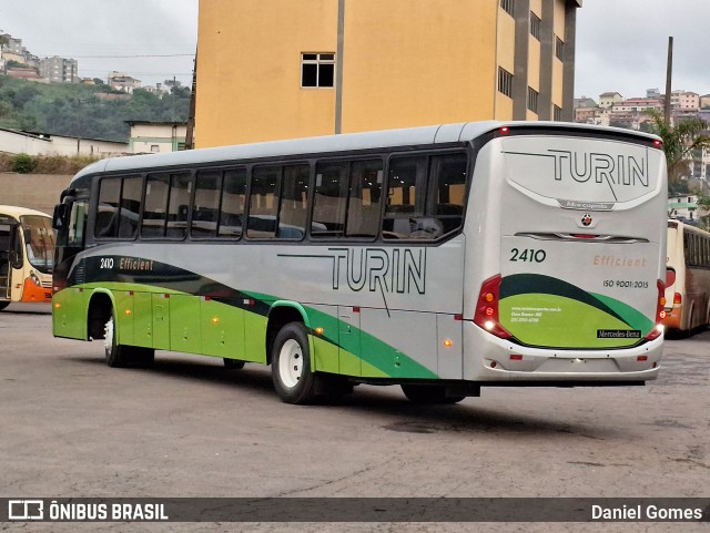 Turin Transportes 2410 na cidade de Ouro Preto, Minas Gerais, Brasil, por Daniel Gomes. ID da foto: 11953003.