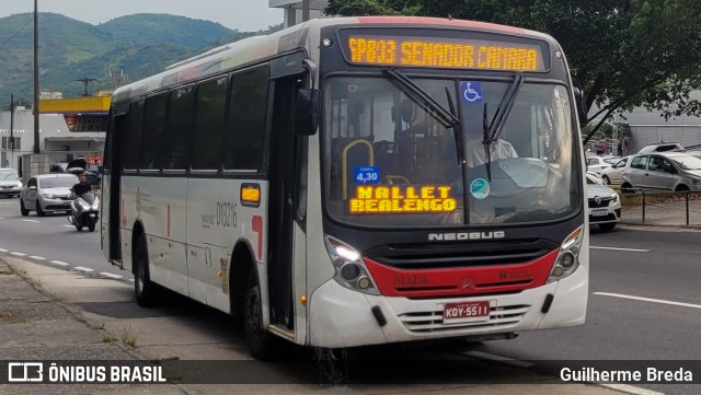 Transportes Barra D13216 na cidade de Rio de Janeiro, Rio de Janeiro, Brasil, por Guilherme Breda. Número da foto: #11952785.