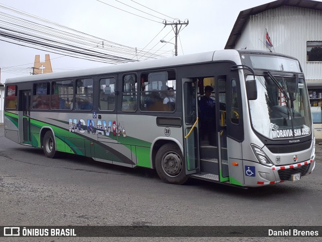 AMSA - Autotransportes Moravia 32 na cidade de Paracito, Santo Domingo, Heredia, Costa Rica, por Daniel Brenes. Número da foto: #11952920.