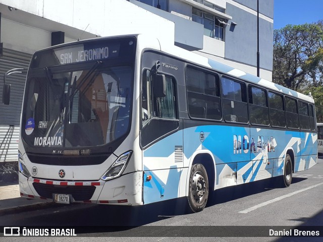 AMSA - Autotransportes Moravia 105 na cidade de Carmen, San José, San José, Costa Rica, por Daniel Brenes. Número da foto: #11952921.