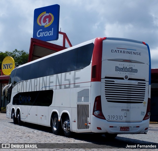 Auto Viação Catarinense 319310 na cidade de Perdões, Minas Gerais, Brasil, por Jessé Fernandes. Número da foto: #11952801.