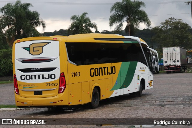 Empresa Gontijo de Transportes 7140 na cidade de Quatro Barras, Paraná, Brasil, por Rodrigo Coimbra. ID da foto: 11953609.