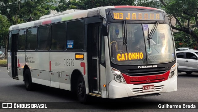 Transportes Barra D13279 na cidade de Rio de Janeiro, Rio de Janeiro, Brasil, por Guilherme Breda. ID da foto: 11952789.