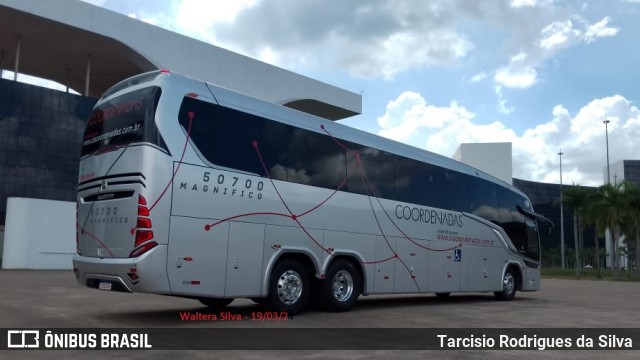 Companhia Coordenadas de Transportes 50700 na cidade de Belo Horizonte, Minas Gerais, Brasil, por Tarcisio Rodrigues da Silva. ID da foto: 11953546.