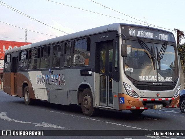 AMSA - Autotransportes Moravia 98 na cidade de San Vicente, Moravia, San José, Costa Rica, por Daniel Brenes. ID da foto: 11952916.