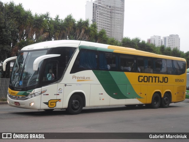 Empresa Gontijo de Transportes 18560 na cidade de Curitiba, Paraná, Brasil, por Gabriel Marciniuk. Número da foto: #11913247.