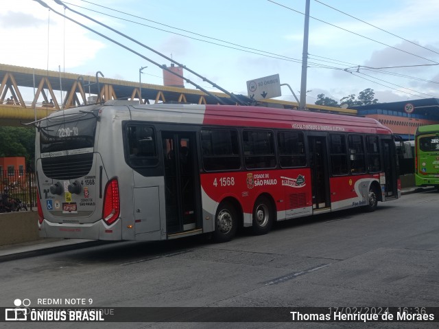 Himalaia Transportes > Ambiental Transportes Urbanos 4 1568 na cidade de São Paulo, São Paulo, Brasil, por Thomas Henrique de Moraes. ID da foto: 11912188.