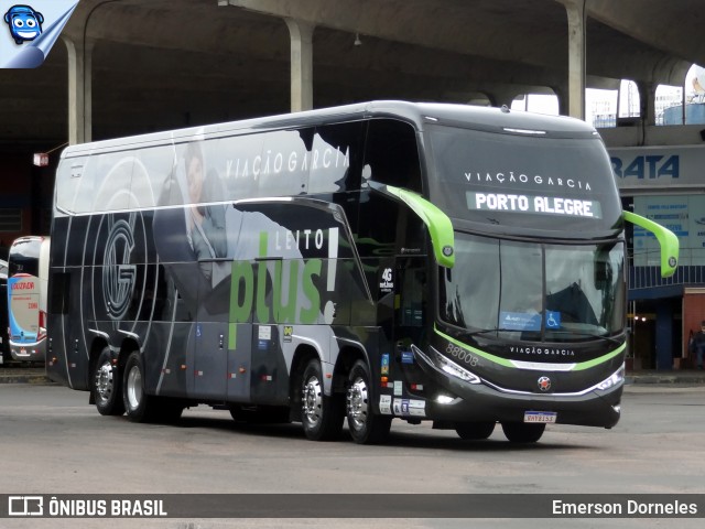 Viação Garcia 88008 na cidade de Porto Alegre, Rio Grande do Sul, Brasil, por Emerson Dorneles. ID da foto: 11912933.