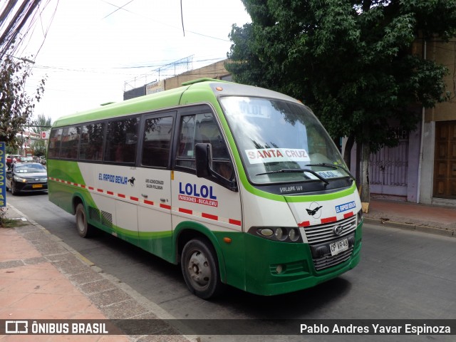 Transportes El Rápido Benja CPVR48 na cidade de Santa Cruz, Colchagua, Libertador General Bernardo O'Higgins, Chile, por Pablo Andres Yavar Espinoza. Número da foto: #11913116.