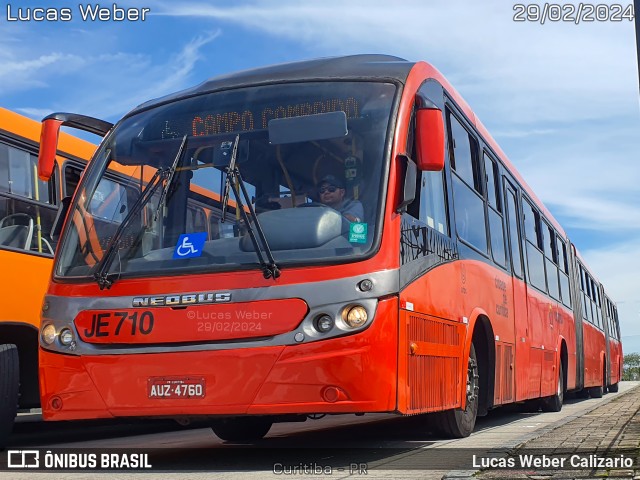 Expresso Azul JE710 na cidade de Curitiba, Paraná, Brasil, por Lucas Weber Calizario. Número da foto: #11912407.