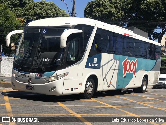 Auto Viação 1001 RJ 108.545 na cidade de Niterói, Rio de Janeiro, Brasil, por Luiz Eduardo Lopes da Silva. Número da foto: #11912594.