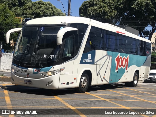 Auto Viação 1001 RJ 108.545 na cidade de Niterói, Rio de Janeiro, Brasil, por Luiz Eduardo Lopes da Silva. ID da foto: 11912594.