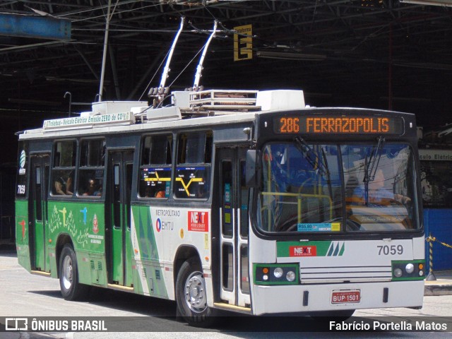 Next Mobilidade - ABC Sistema de Transporte 7059 na cidade de Santo André, São Paulo, Brasil, por Fabrício Portella Matos. ID da foto: 11913696.