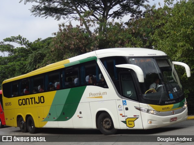 Empresa Gontijo de Transportes 18515 na cidade de São Paulo, São Paulo, Brasil, por Douglas Andrez. ID da foto: 11913355.