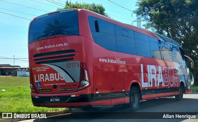 Lirabus 12179 na cidade de Sumaré, São Paulo, Brasil, por Allan Henrique. Número da foto: #11912852.