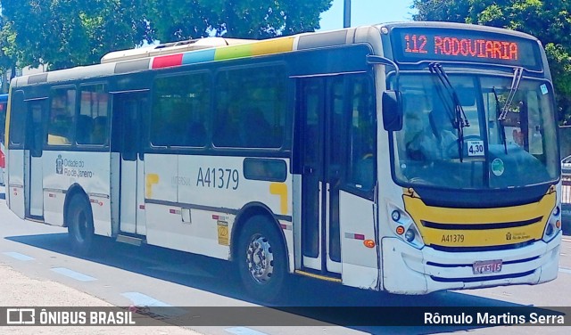 Real Auto Ônibus A41379 na cidade de Rio de Janeiro, Rio de Janeiro, Brasil, por Rômulo Martins Serra. Número da foto: #11912272.