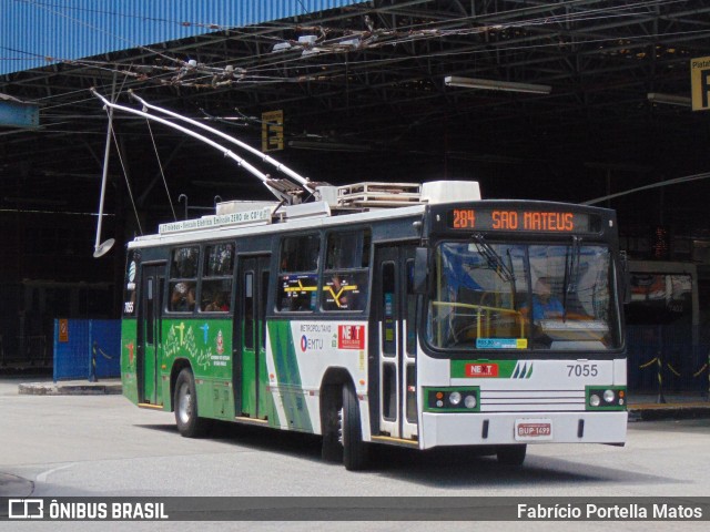 Next Mobilidade - ABC Sistema de Transporte 7055 na cidade de Santo André, São Paulo, Brasil, por Fabrício Portella Matos. Número da foto: #11913720.
