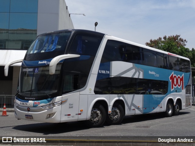 Auto Viação 1001 RJ 108.714 na cidade de Rio de Janeiro, Rio de Janeiro, Brasil, por Douglas Andrez. Número da foto: #11913517.