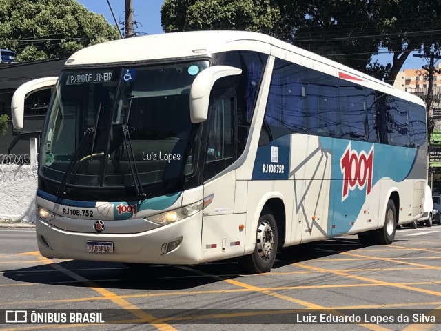 Auto Viação 1001 RJ 108.752 na cidade de Niterói, Rio de Janeiro, Brasil, por Luiz Eduardo Lopes da Silva. Número da foto: #11912607.