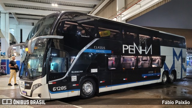 Empresa de Ônibus Nossa Senhora da Penha 61285 na cidade de Rio de Janeiro, Rio de Janeiro, Brasil, por Fábio Paixão. ID da foto: 11955928.