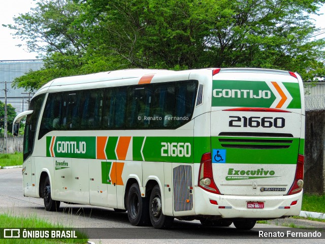 Empresa Gontijo de Transportes 21660 na cidade de Recife, Pernambuco, Brasil, por Renato Fernando. ID da foto: 11955145.