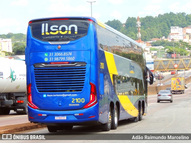 Ilson Turismo 2100 na cidade de Contagem, Minas Gerais, Brasil, por Adão Raimundo Marcelino. ID da foto: 11957020.