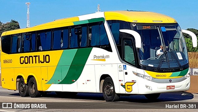 Empresa Gontijo de Transportes 18600 na cidade de Betim, Minas Gerais, Brasil, por Hariel BR-381. Número da foto: #11956117.